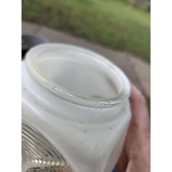 Vintage Wall Mount Bathroom Light Fixture With Art Deco Globe Plus Outlet - Picture 9 of 12